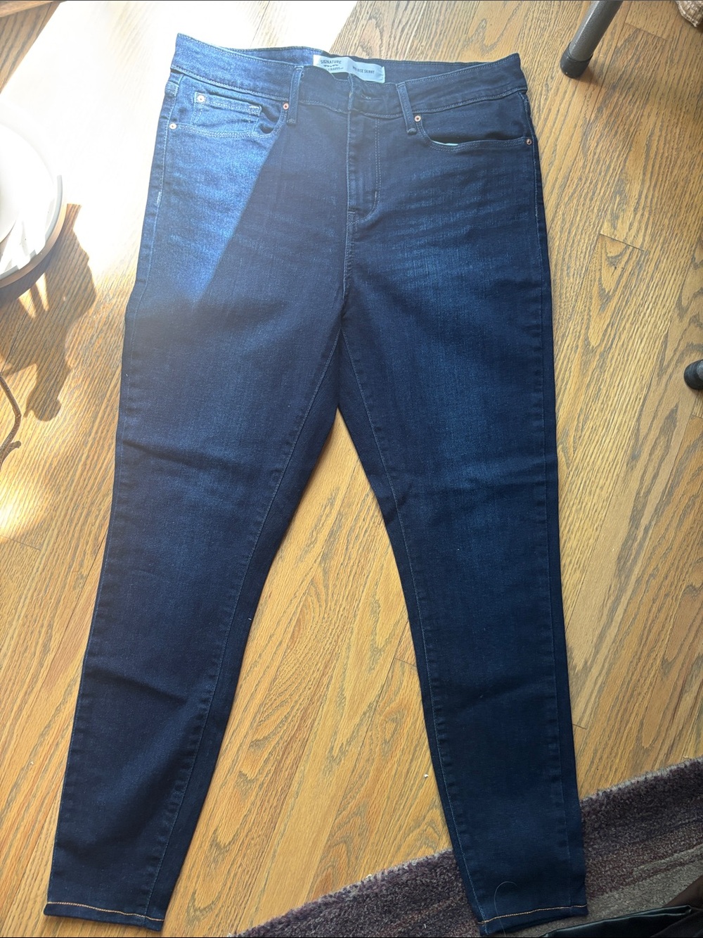 Signature by Levi Strauss Dark Indigo Skinny Jeans